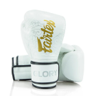 Боксови Ръкавици - Fairtex Glory BGVG3 Boxing Gloves - White/Gold